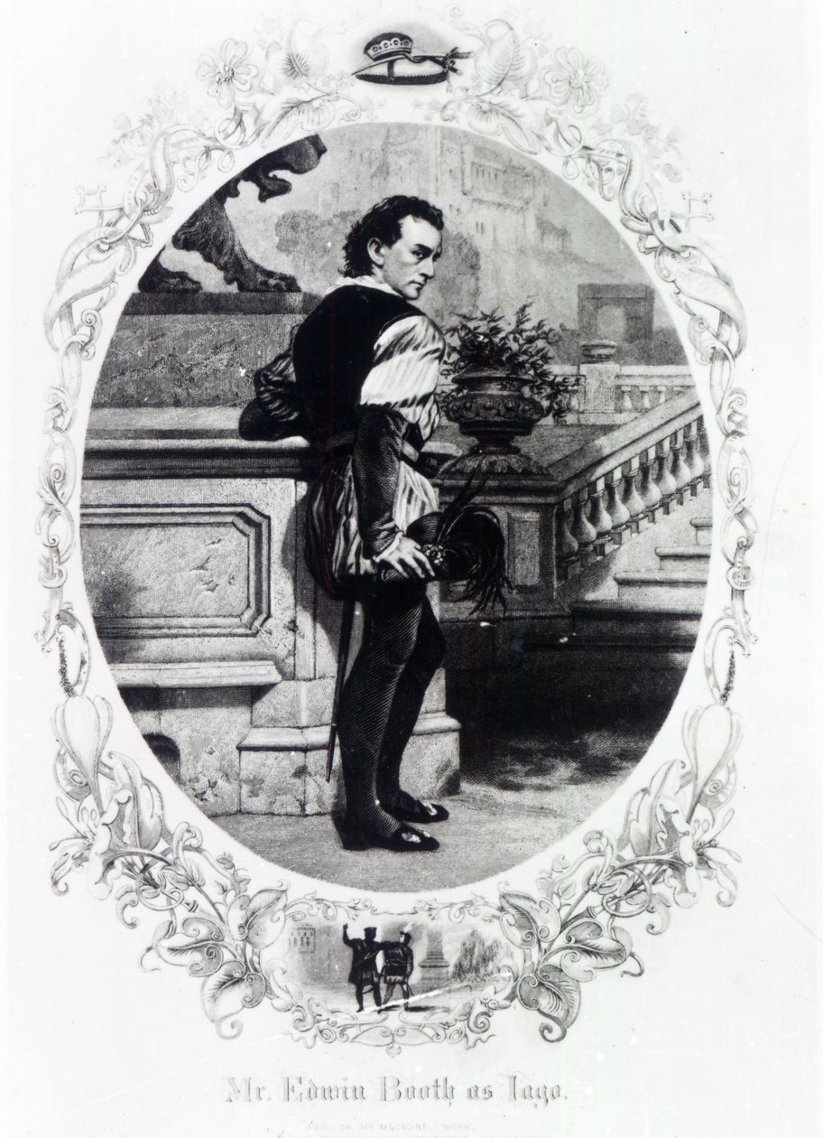 Sr. Edwin Booth como Iago de English School