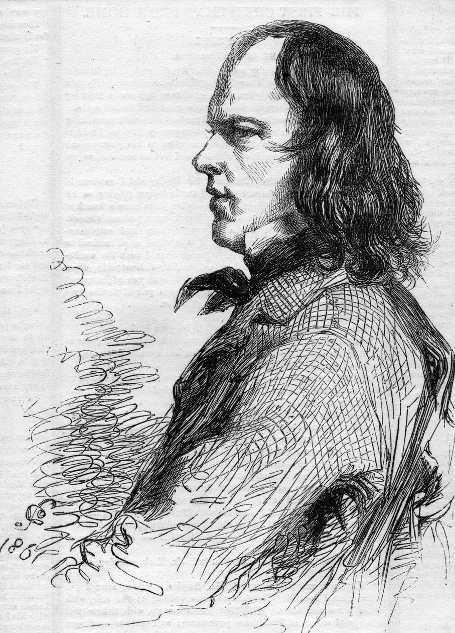Sr. George Lance, publicado em &39;The Illustrated London News&39;, 21 de dezembro de 1861 de English School