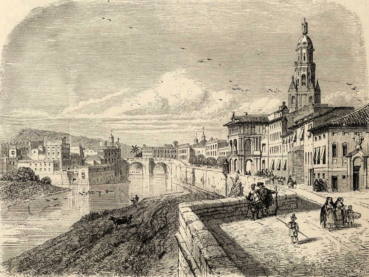 Murcia, Espanha, de &39;Spanish Pictures&39; pelo Reverendo Samuel Manning, publicado em 1870 de English School