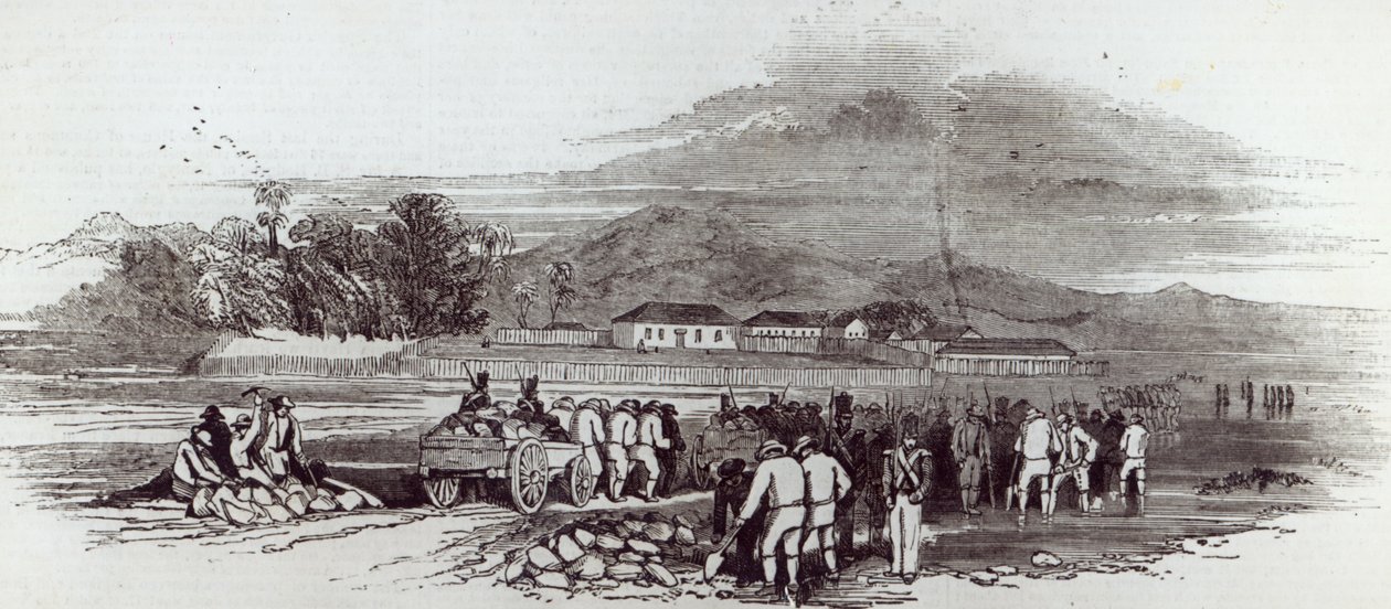 Ilha Norfolk, de &39;The Illustrated London News&39;, 12 de junho de 1847 de English School