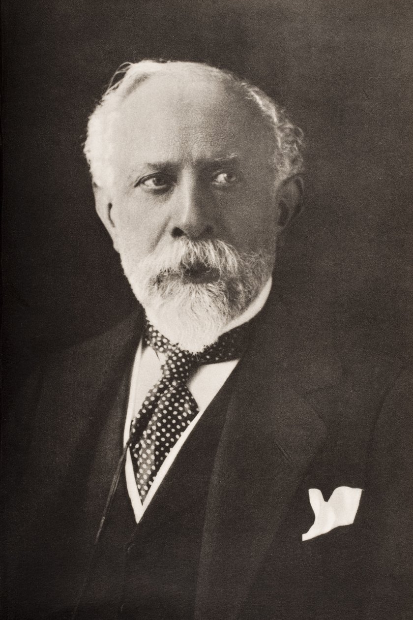 Paul Cambon, ilustração de "King Edward and his Times" de Andre Maurois, publicado em 1933 (impressão) de English School