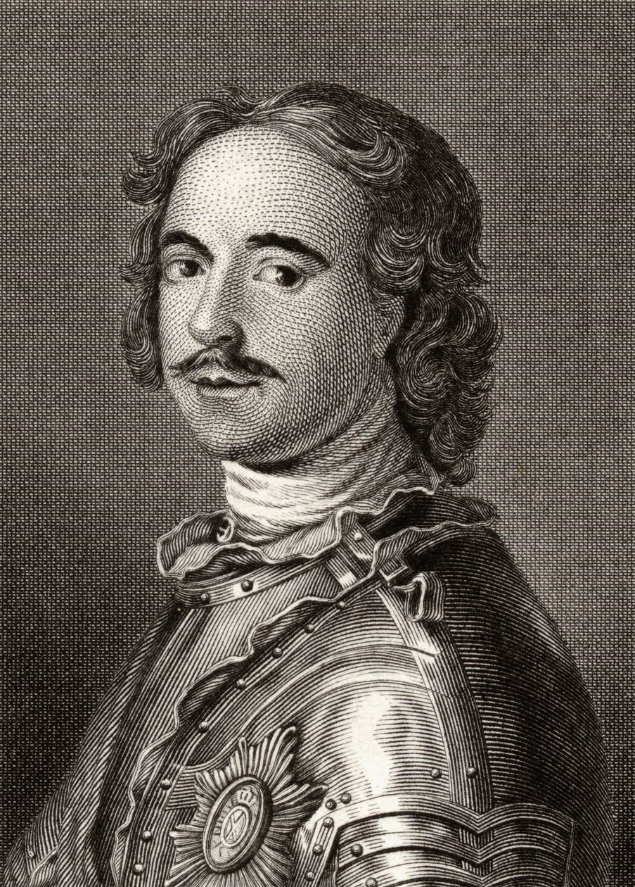 Pedro I (1672-1725) Pedro, o Grande, Czar da Rússia de English School