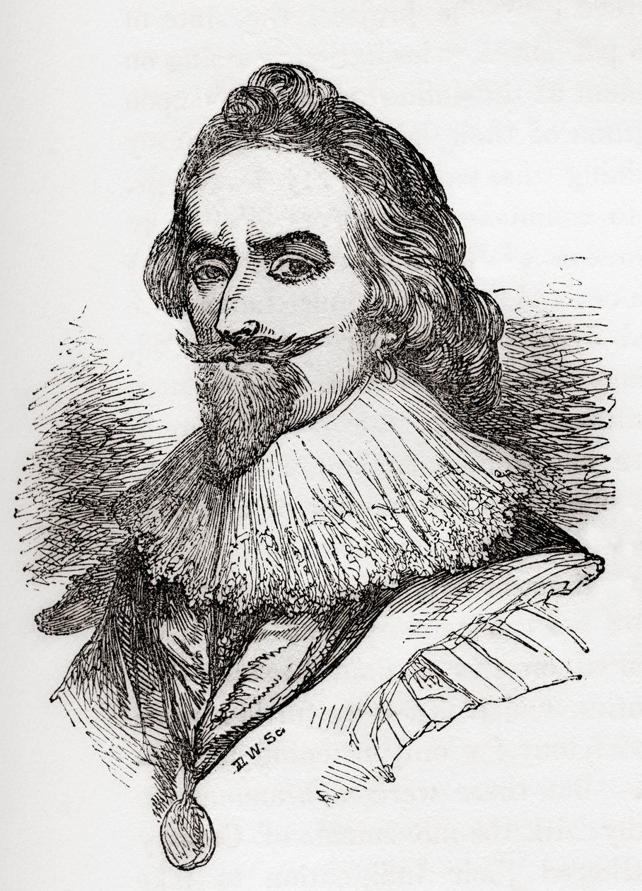 Philip Herbert, da Velha Inglaterra: Um Museu Pictórico, pub. 1847 de English School