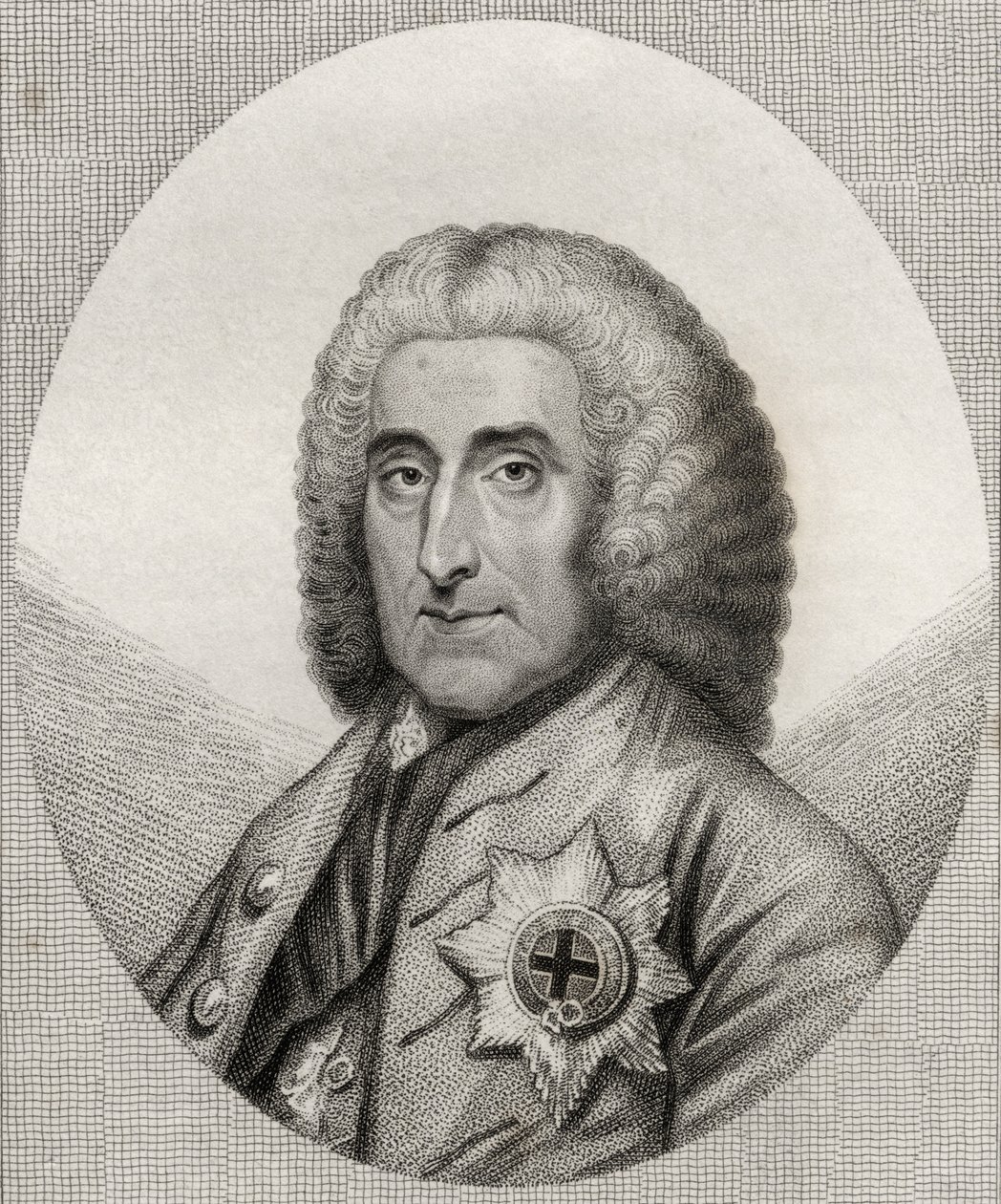 Philip Stanhope, ilustração de &39;Um catálogo de autores reais e nobres, volume IV&39;, publicado em 1806 de English School