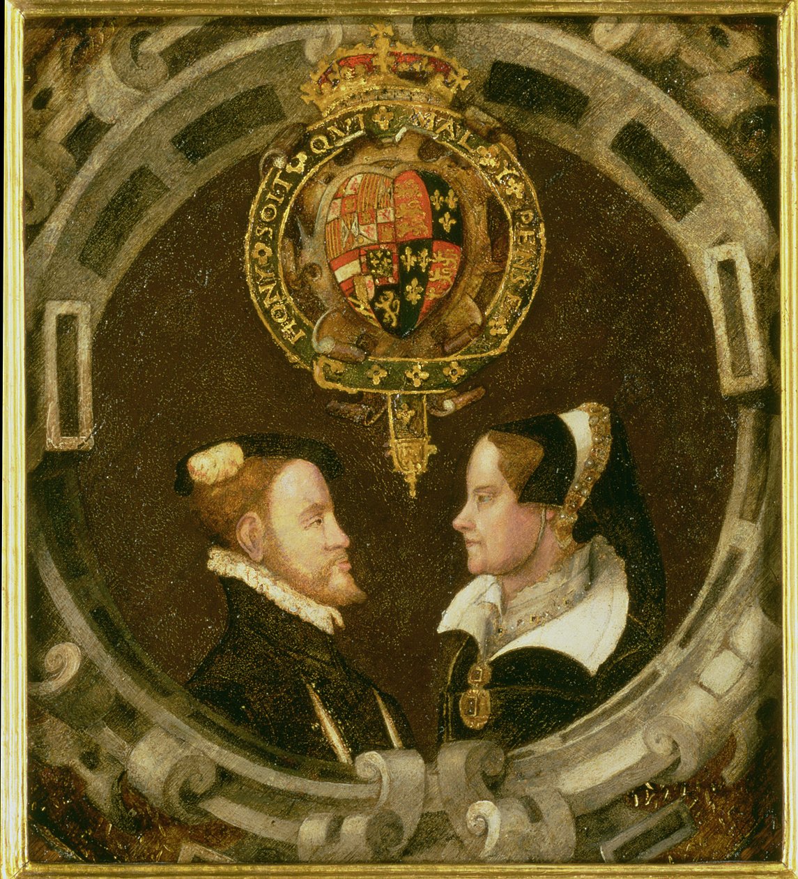 Filipe e Maria I (1519-1558), c.1555 de English School