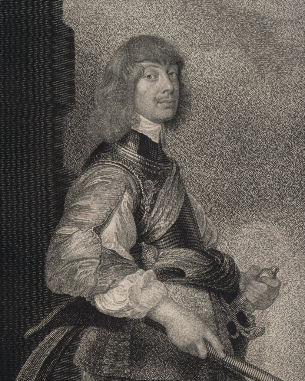 Retrato de Algernon Percy (1602-68) 10º Conde de Northumberland, de &39;British Retratos Lodge&39;, 1823 de English School