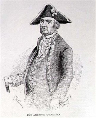 Retrato de Ambrosio OHiggins, Marques de Osorno (c.1720-1801) de English School