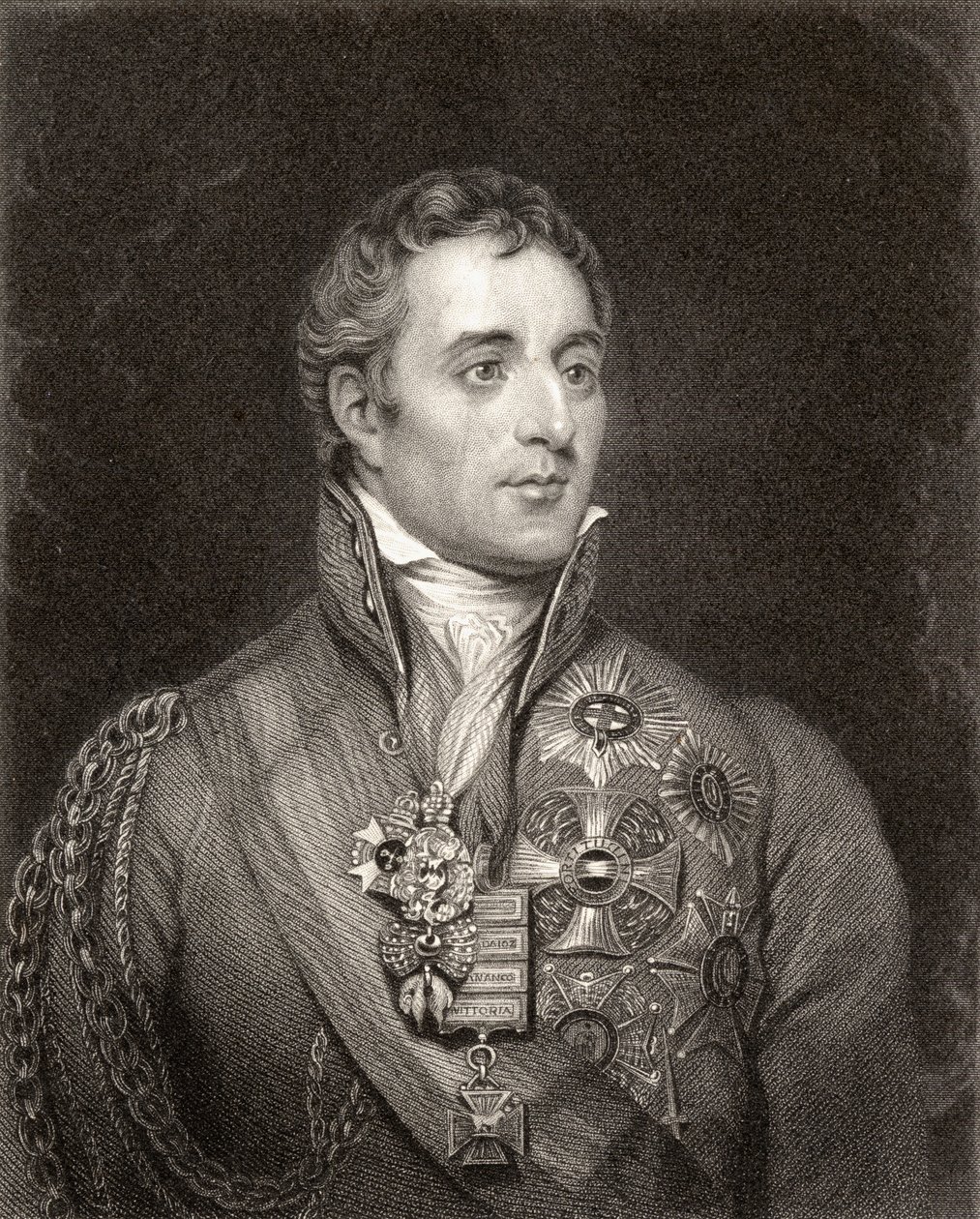 Retrato de Arthur Wellesley, 1º Duque de Wellington (1769-1852) de English School