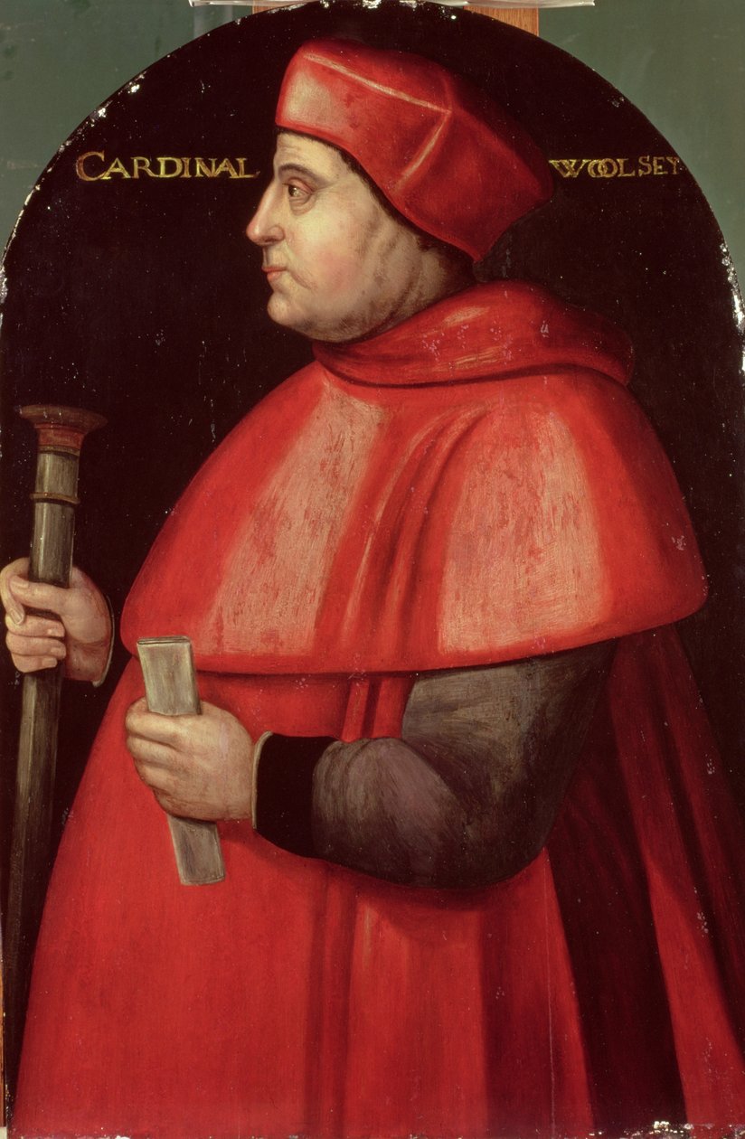 Retrato do cardeal Thomas Wolsey (c.1475-1530) de English School