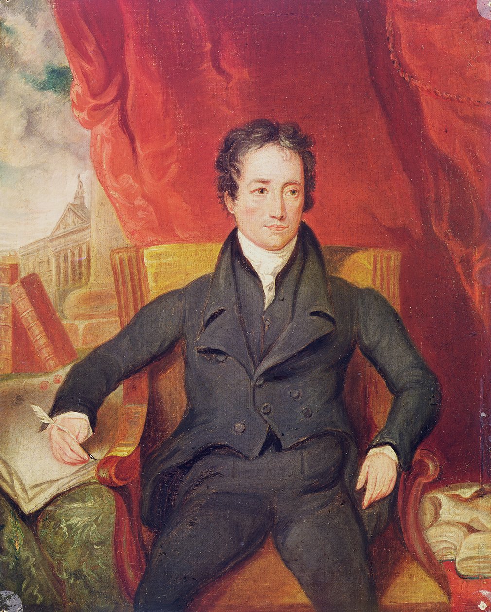 Retrato de Charles Lamb (1775-1834) 1826 de English School