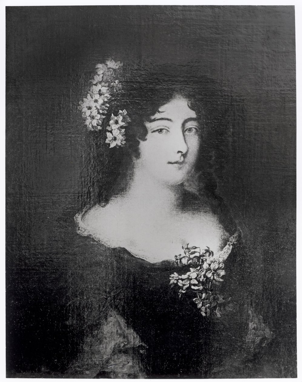 Retrato da condessa Ehrengard Melusina do Schulenburg, duquesa de Kendal (1667-1743) de English School