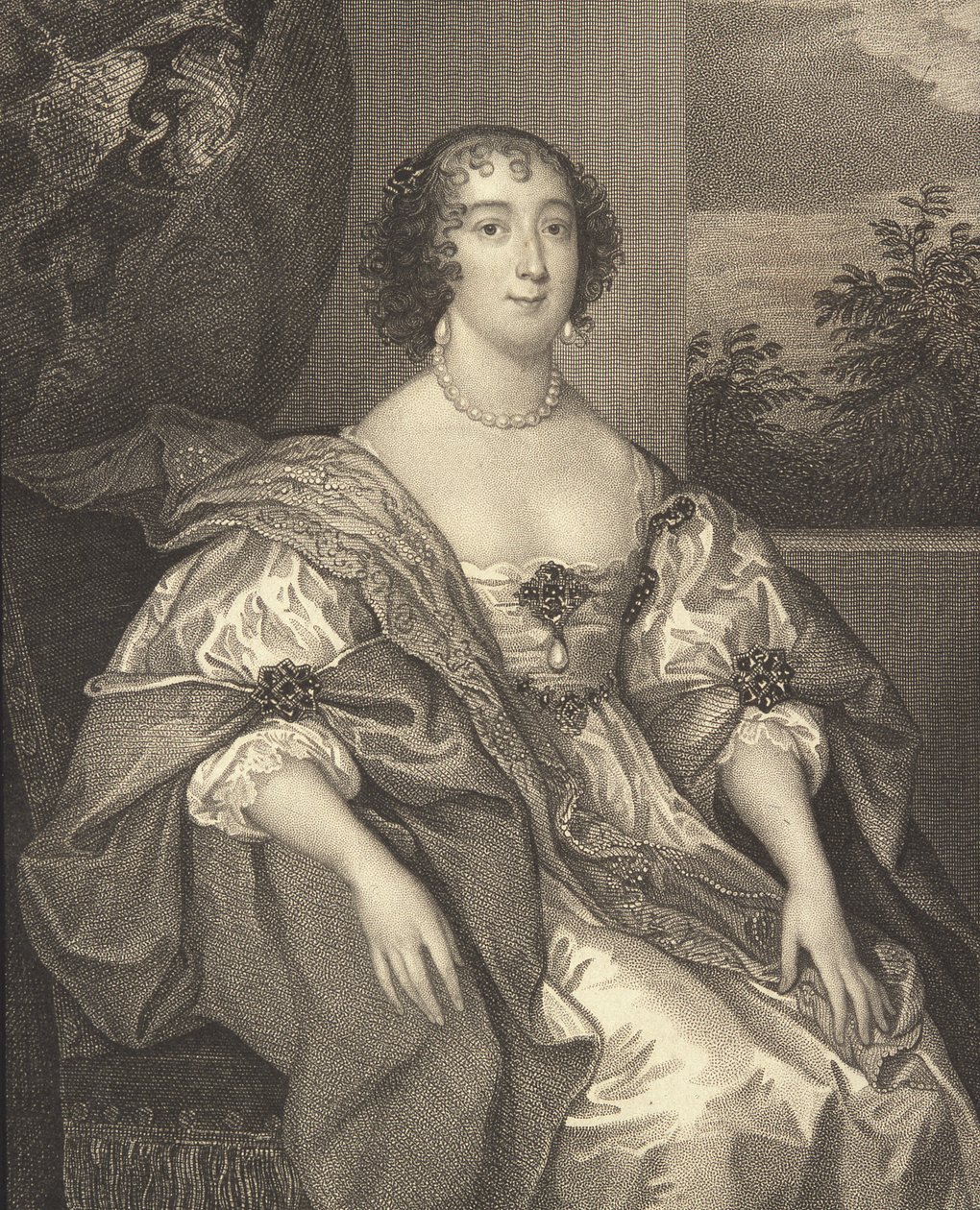 Retrato de Dorothy Percy, condessa de Leicester (c.1598-1659), de &39;British Retratos Lodge&39;, 1823 de English School