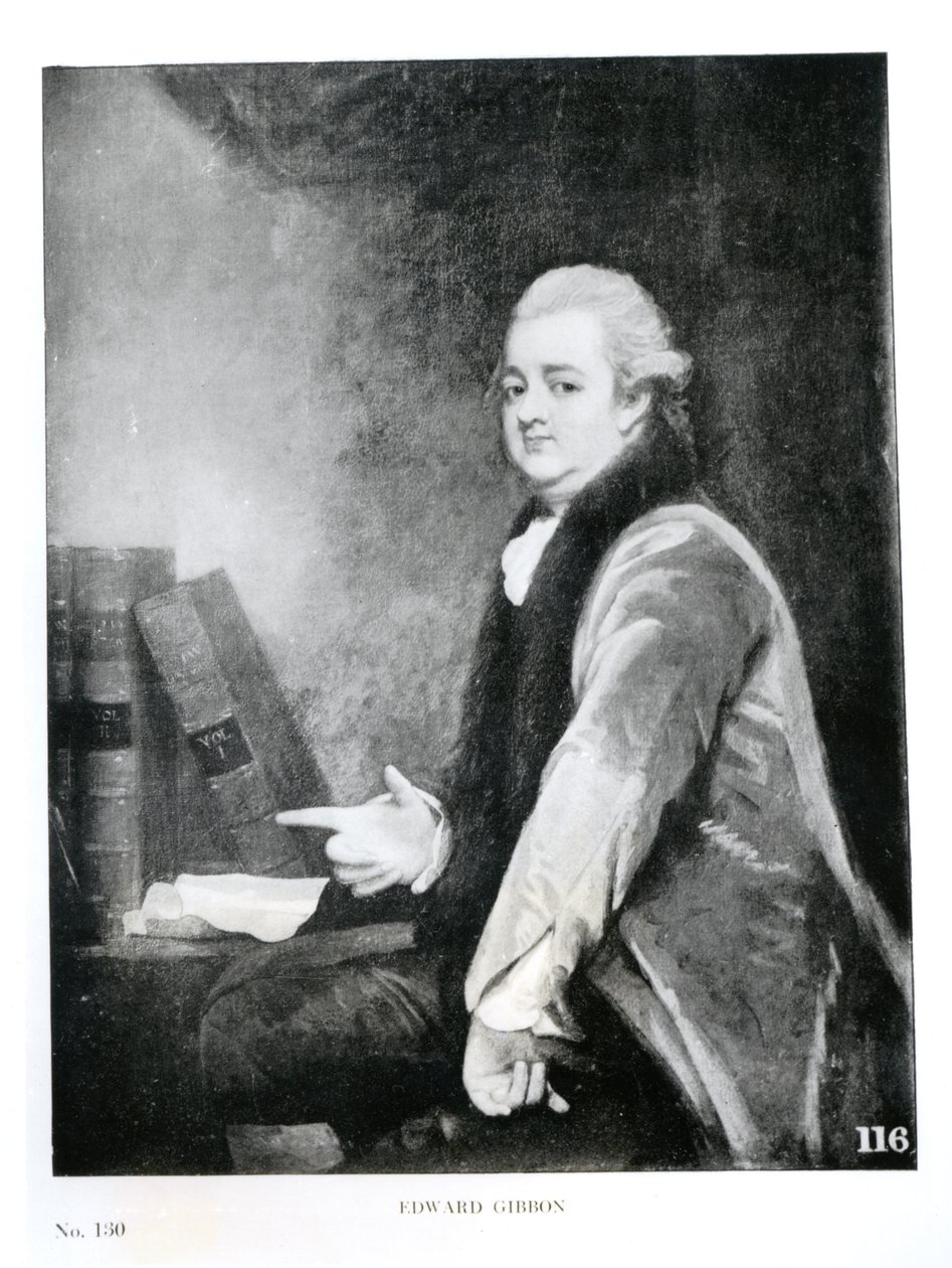 Retrato de Edward Gibbon (1737-94) de English School