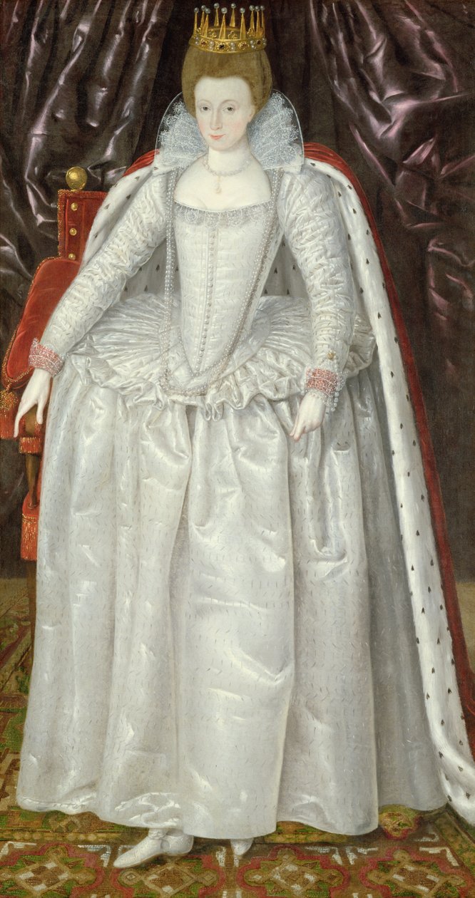 Retrato de Elizabeth Vernon, Condessa de Southampton, c.1603 de English School
