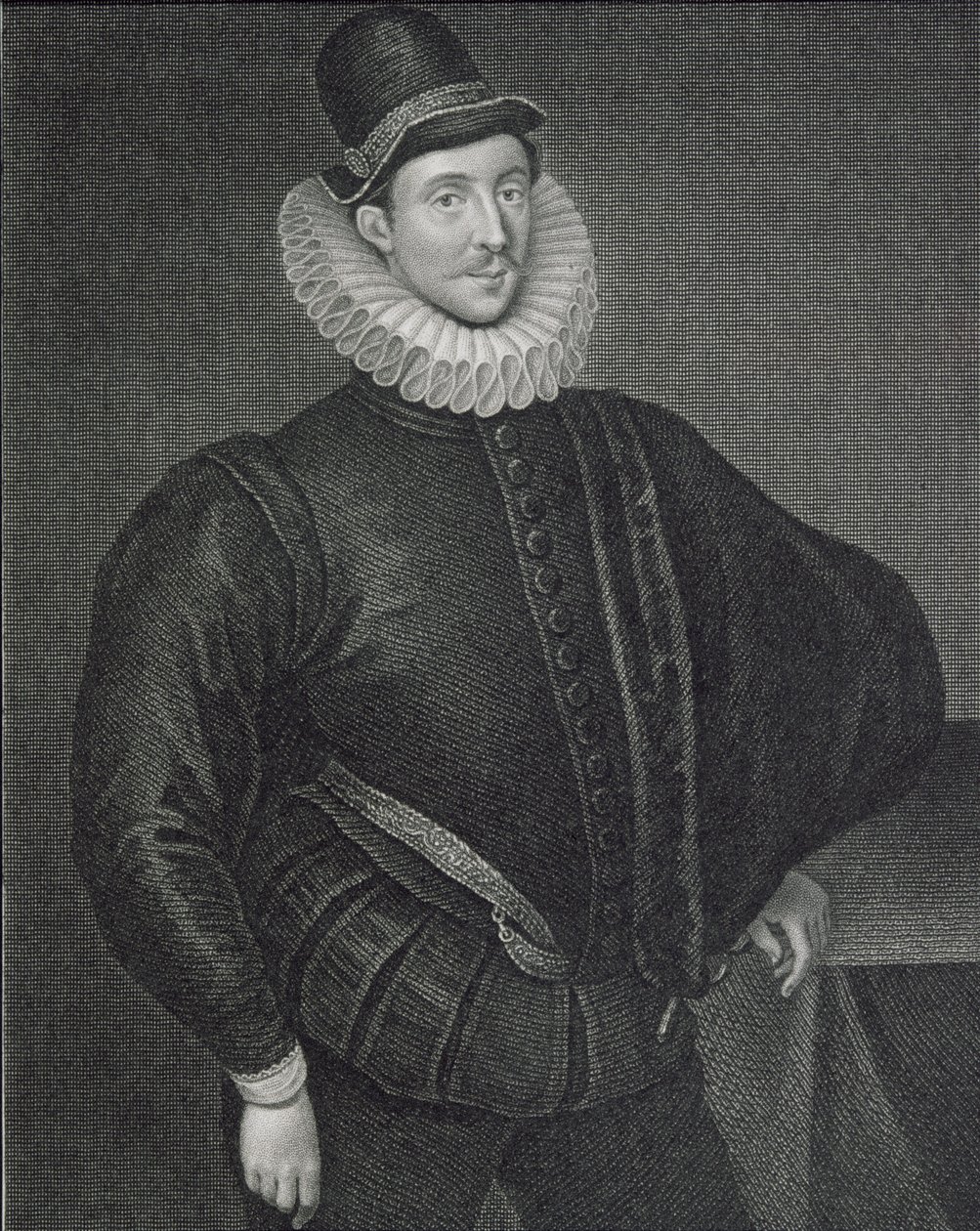 Retrato de Fulke Greville (1554-1628) 1º Barão Brooke, de &39;British Retratos Lodge&39;, 1823 de English School