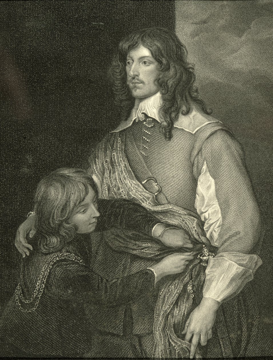 Retrato de George, Lord Goring (1608-57), de &39;British Retratos Lodge&39;, 1823 de English School
