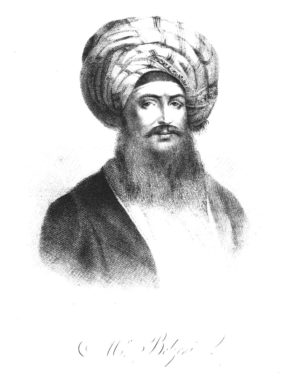 Retrato de Giovanni Battista Belzoni (1778-1823) de English School