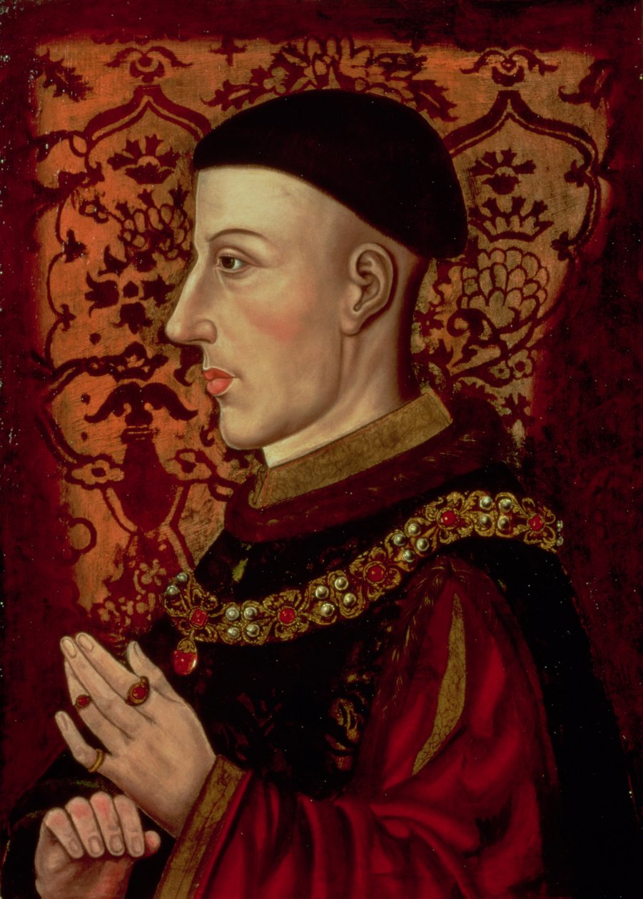 Retrato de Henrique V (1387-1422) (ver 106922) de English School