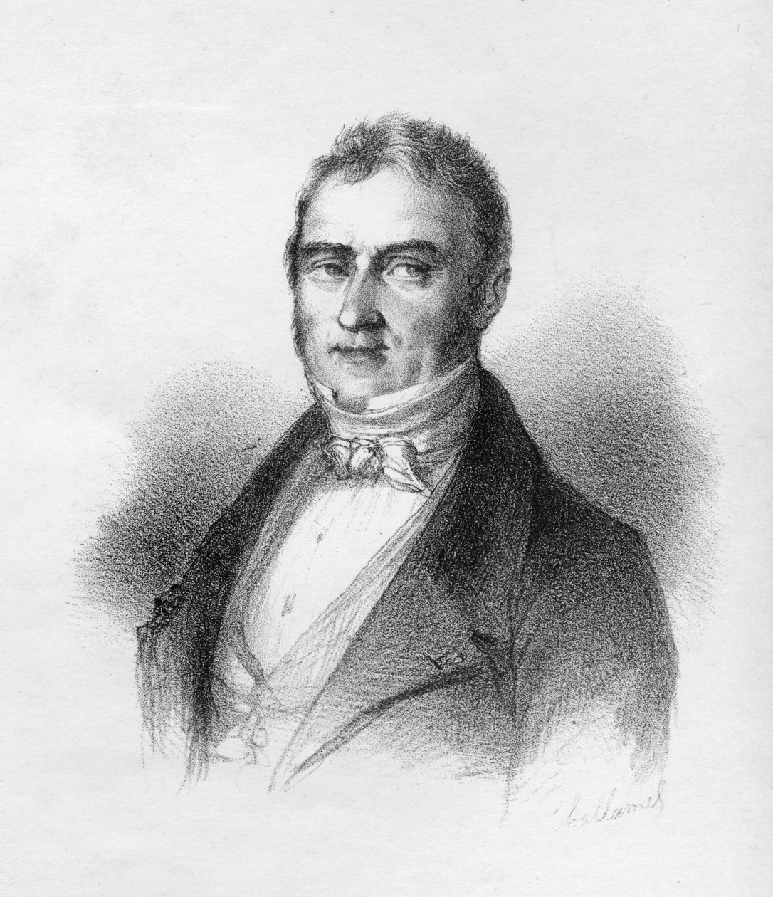 Retrato de Jacques Laffitte de English School