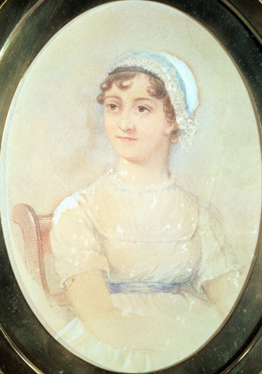Retrato de Jane Austen (1775-1817) de English School