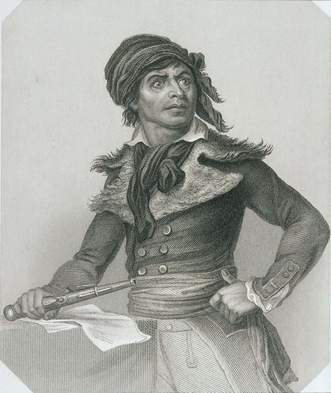 Retrato de João Paulo Marat (1743-93) de English School