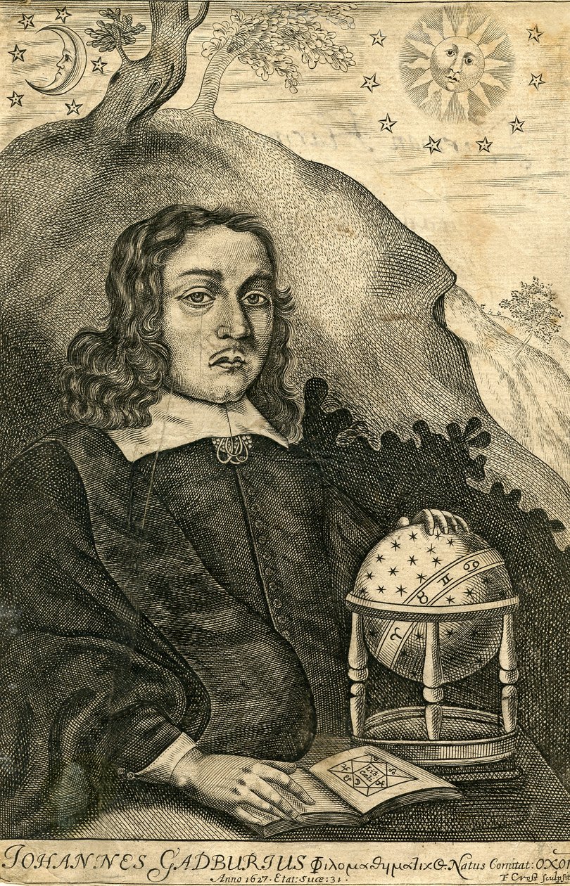 Retrato de John Gadbury, 1627 de English School