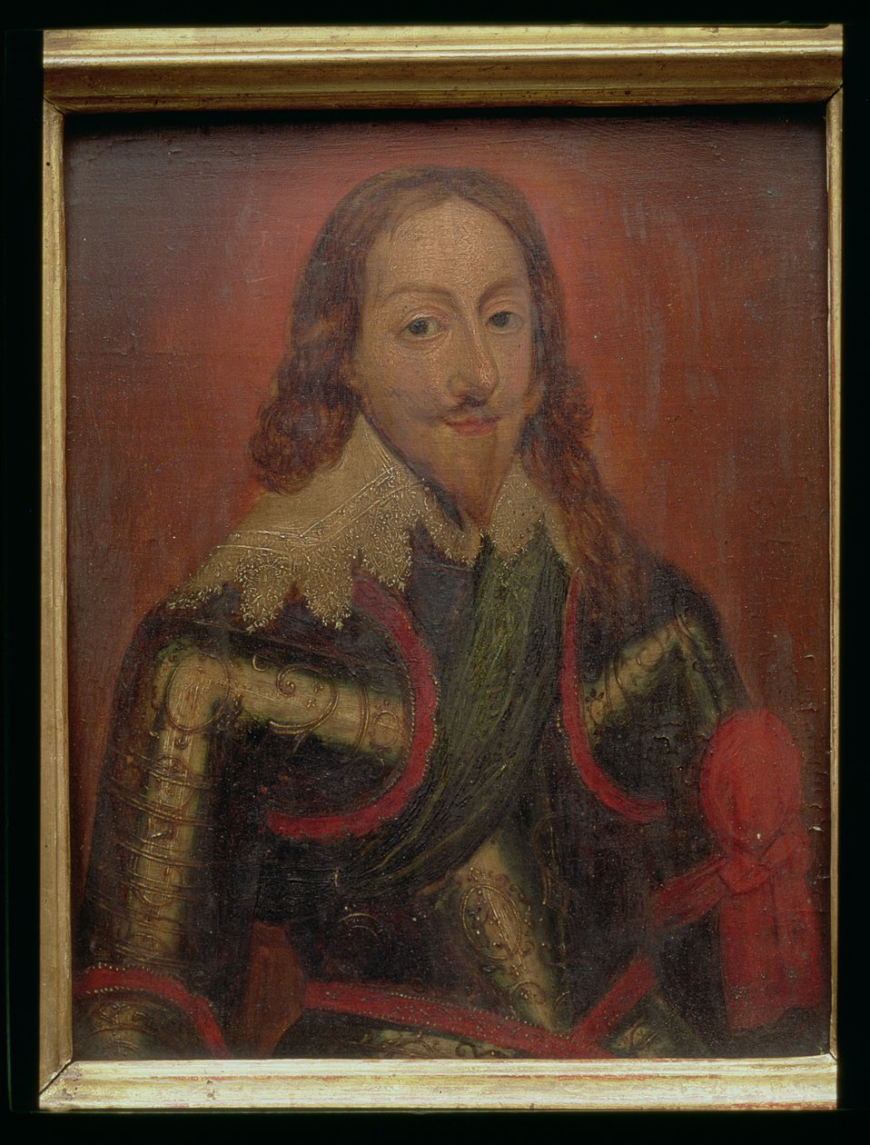 Retrato do rei Charles I (painel) de English School