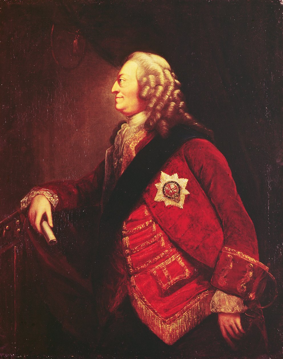 Retrato do rei george ii de English School