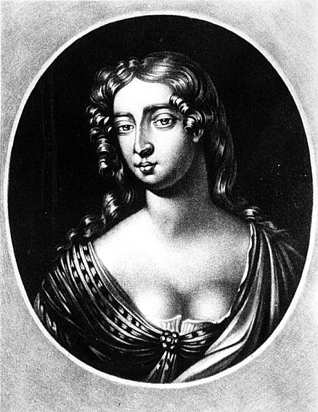 Retrato de Madame Mary Davis, gravado por Richard Earlom (1743-1822) de Personagens Ilustres da História Britânica (mezzotint) de English School