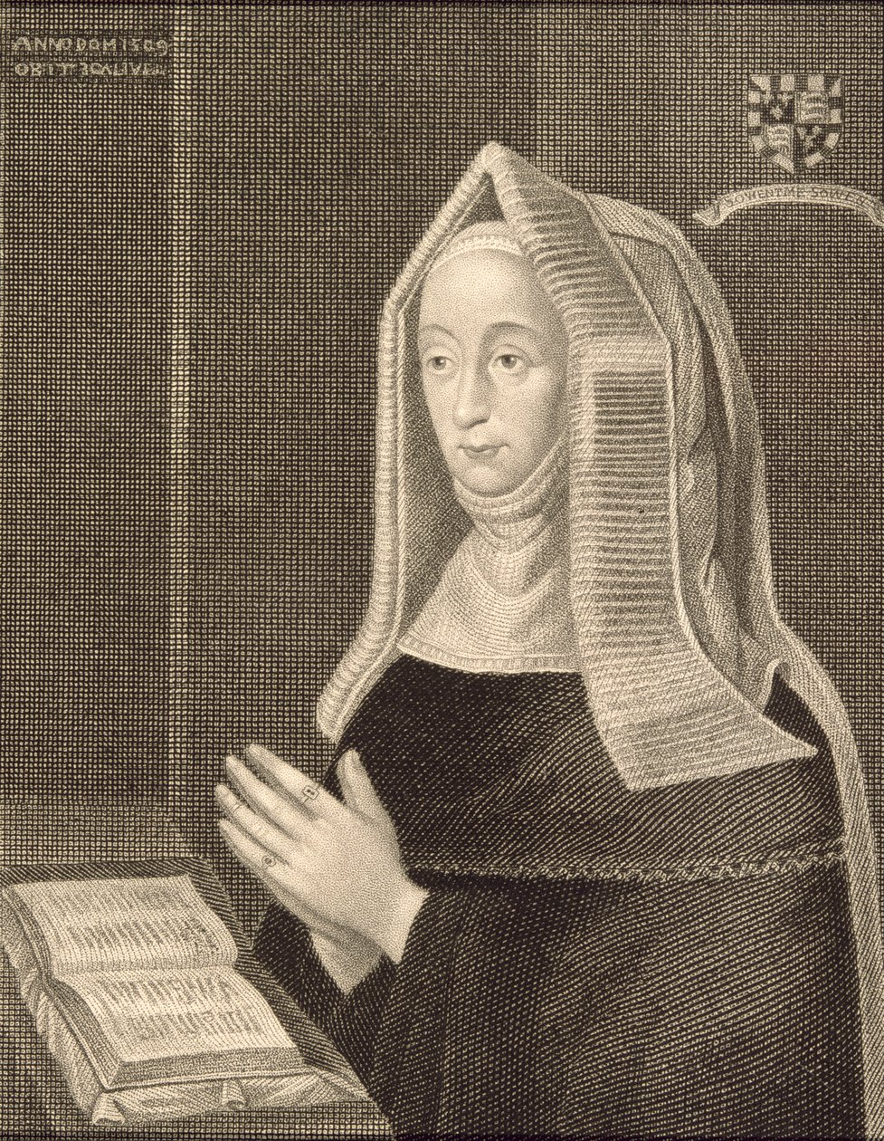 Retrato de Margaret Beaufort (1443-1509), de &39;British Retratos Lodge&39;, 1823 de English School