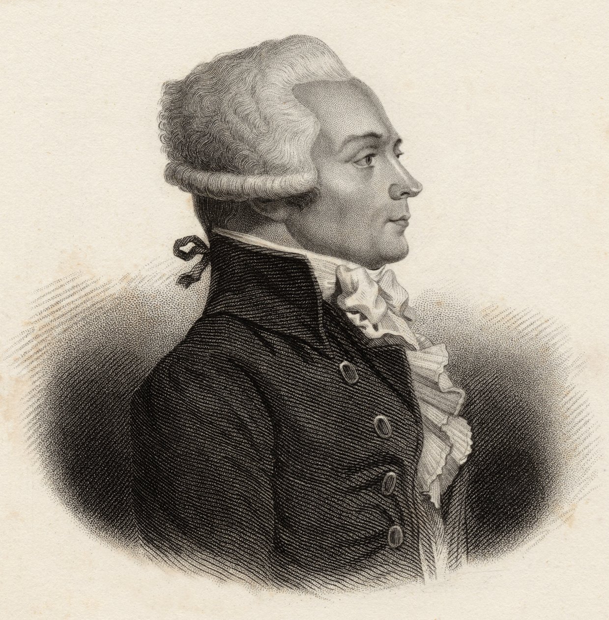 Retrato de Maximiliano de Robespierre (1758-94) de English School