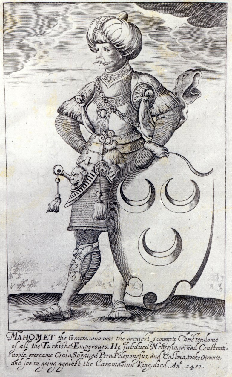 Retrato de mehmed ii de English School