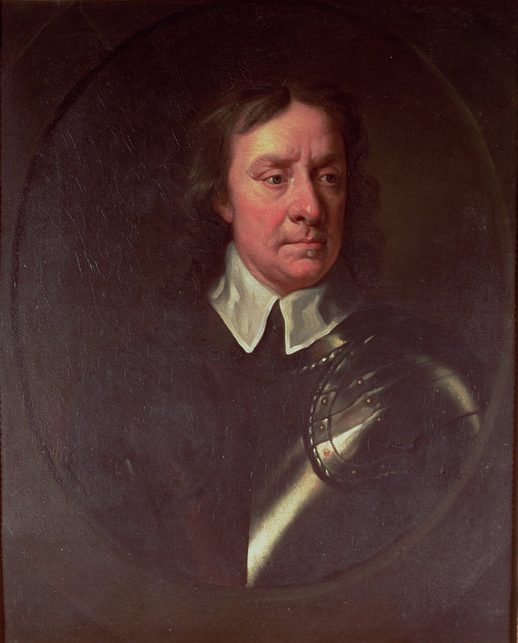 Retrato de Oliver Cromwell (1599-1658) de English School