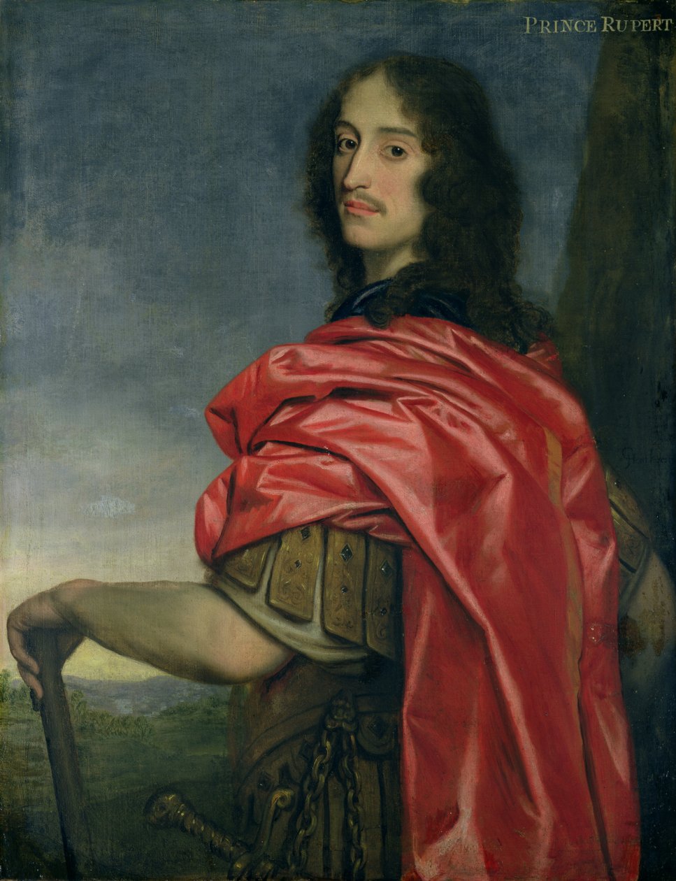 Retrato do príncipe Rupert (1619-82) de English School