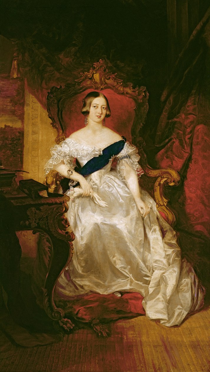 Retrato da rainha victoria de English School