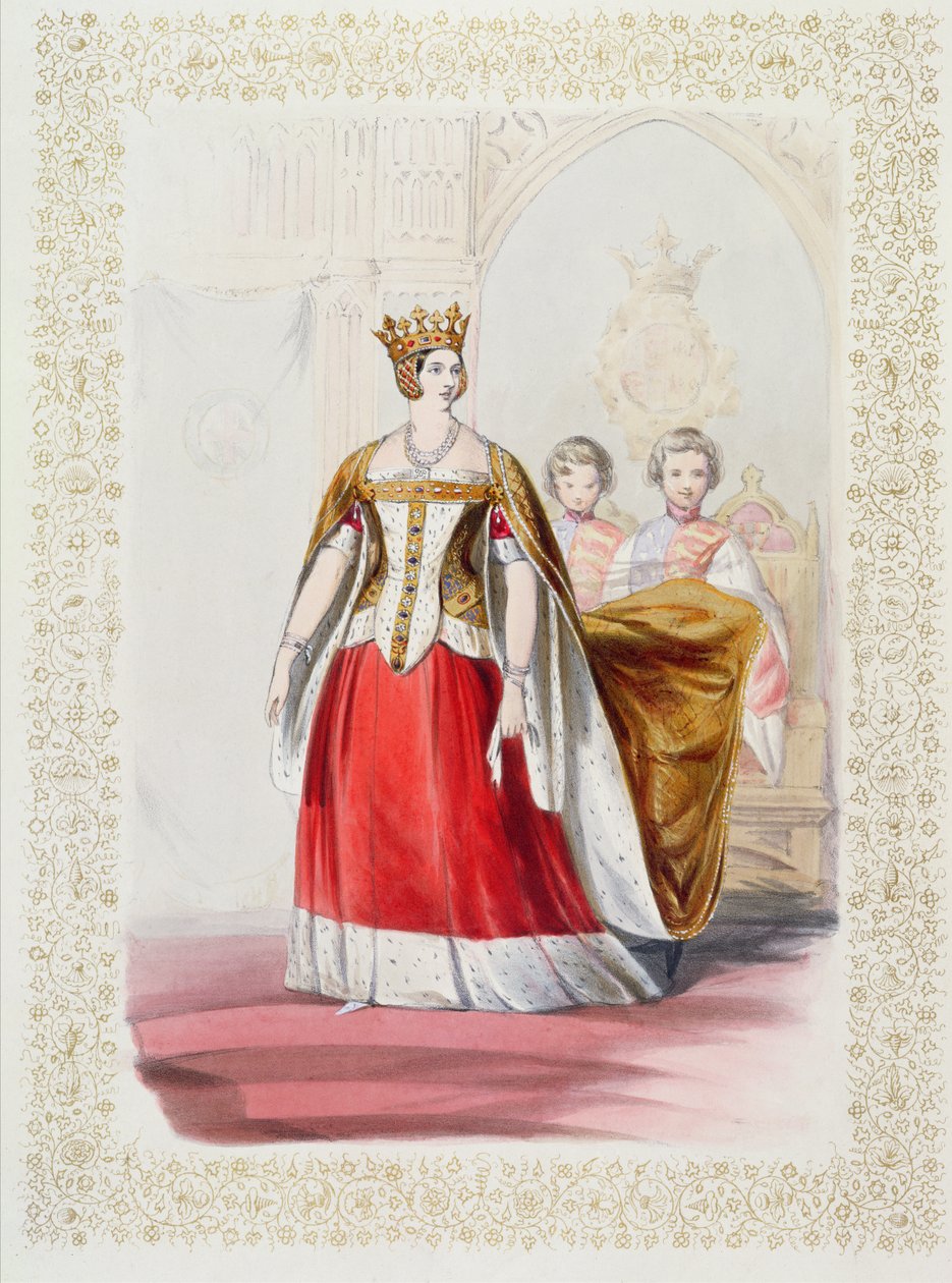 Retrato da rainha victoria de English School
