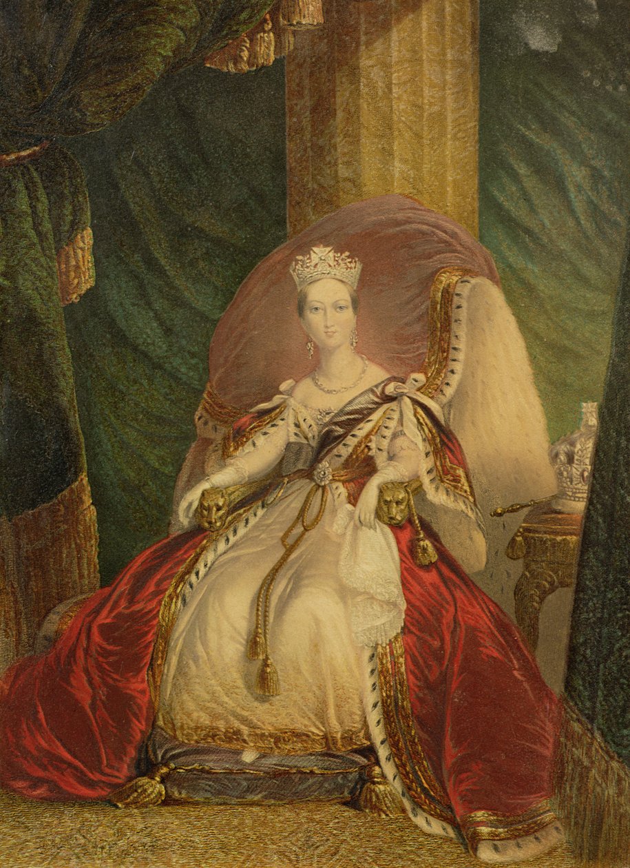 Retrato da Rainha Vitória (1819-1901) de English School