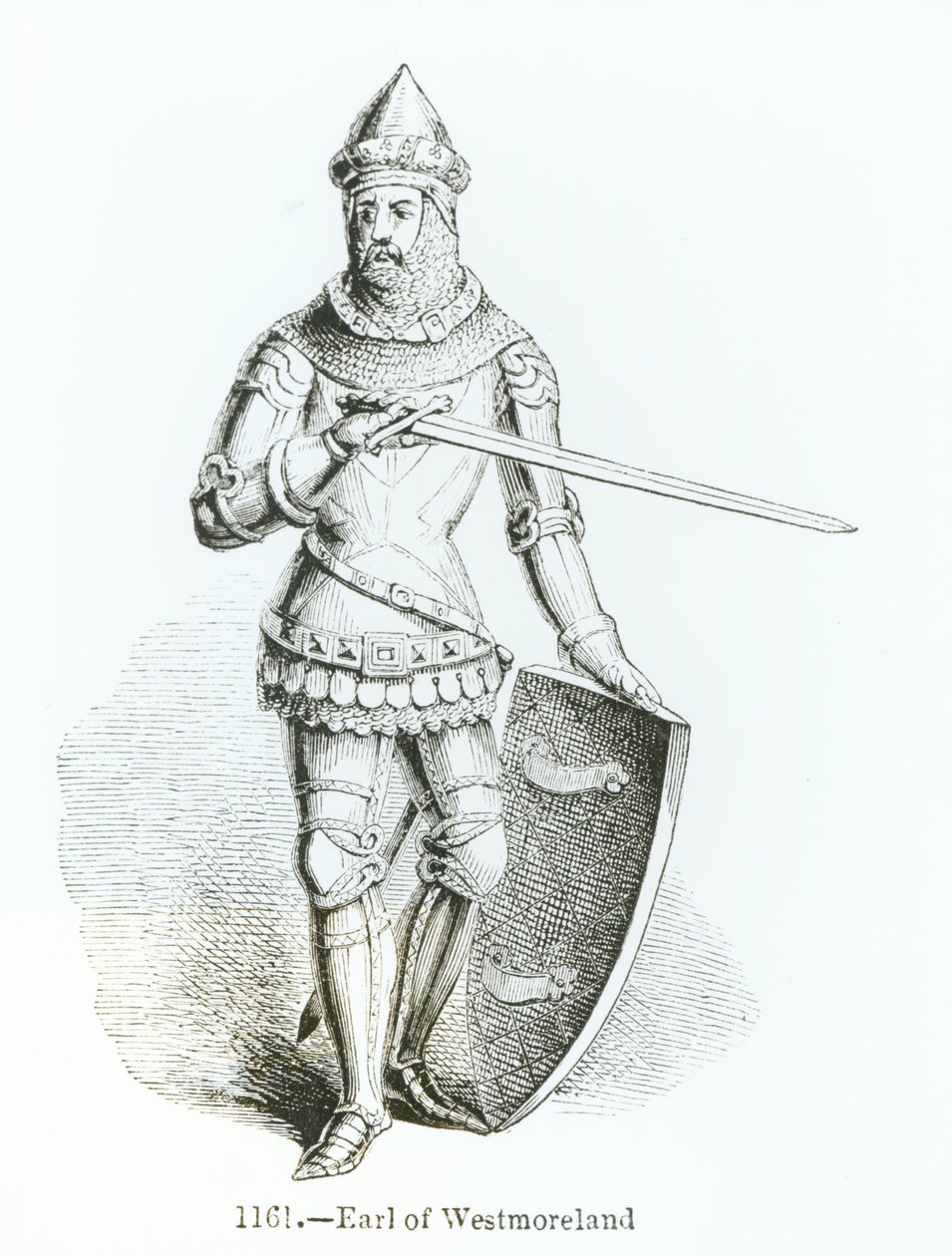 Retrato de Ralph Neville, sexto barão de Neville de Raby e primeiro conde de Westmoreland (1364-1425) de English School