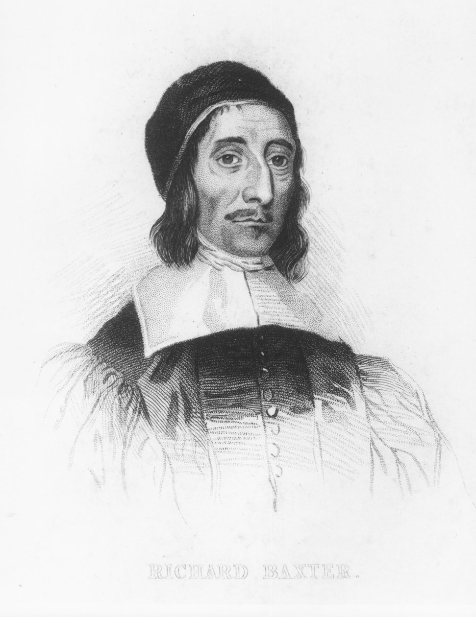 Retrato de Richard Baxter (1615-91) de English School