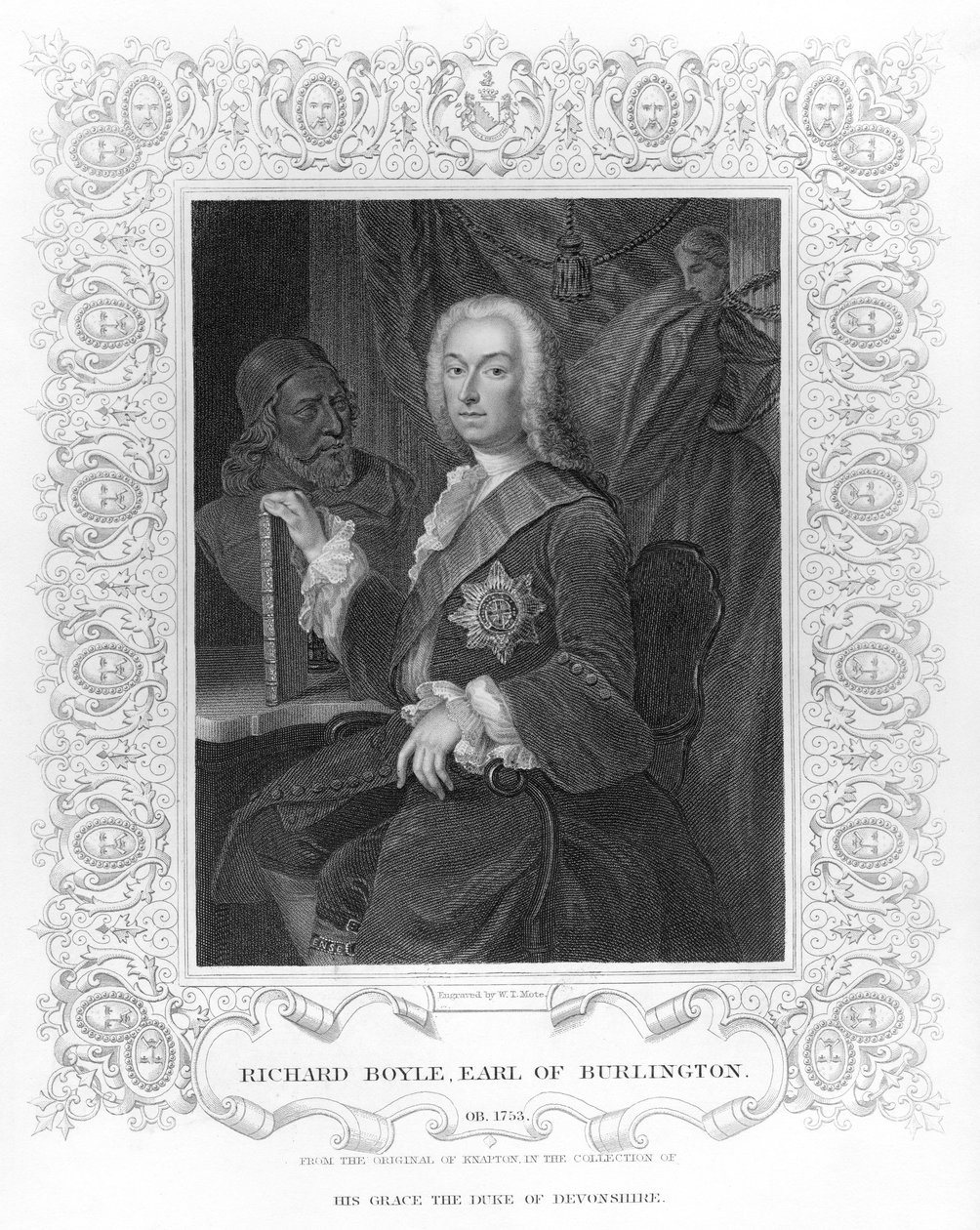 Retrato de Richard Boyle, conde de Burlington de English School