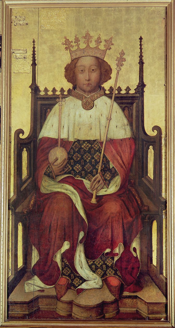 Retrato de Richard II &39;The Westminster Portrait&39;, de 1390 de English School
