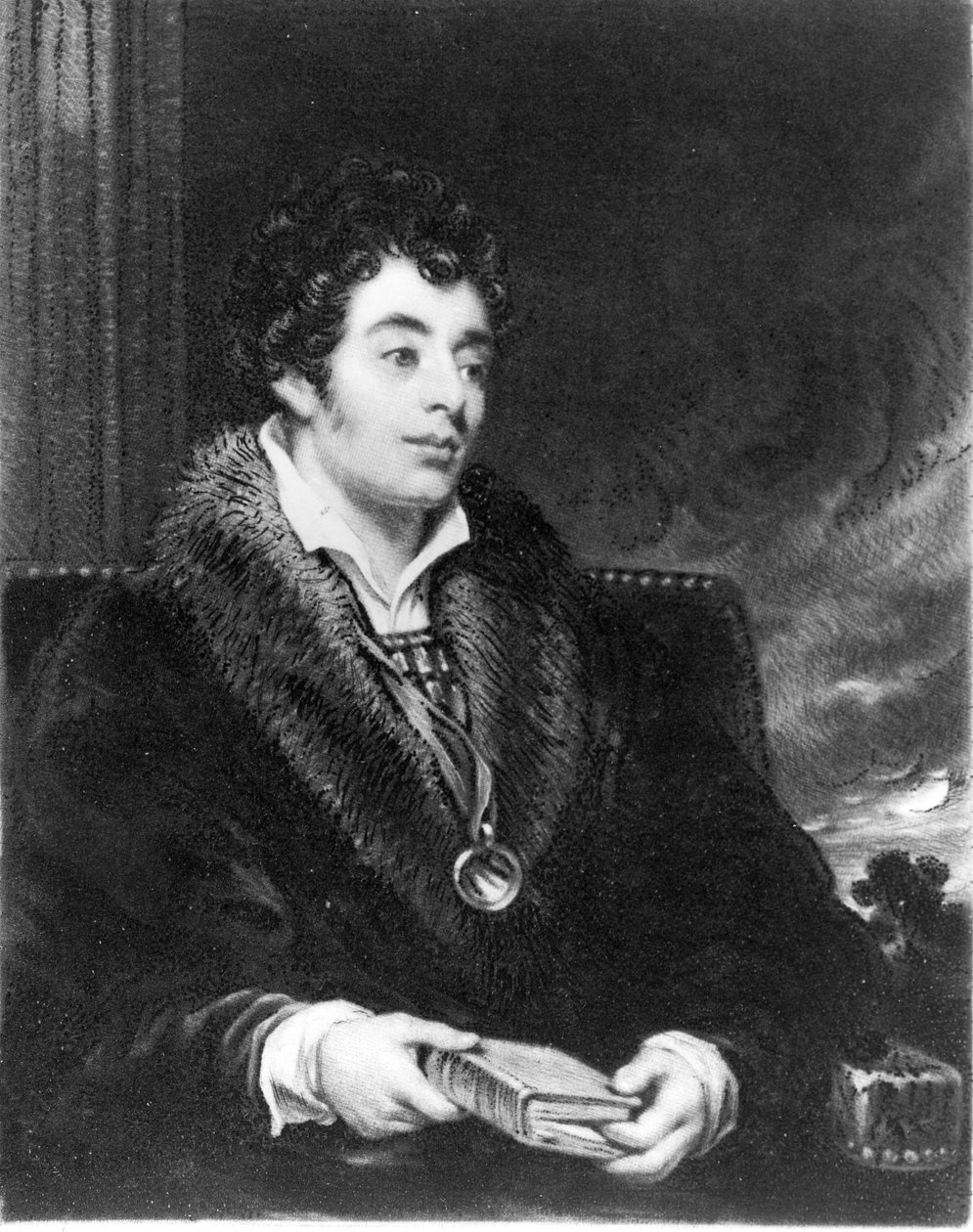 Retrato de Robert Southey (1774-1843) de English School