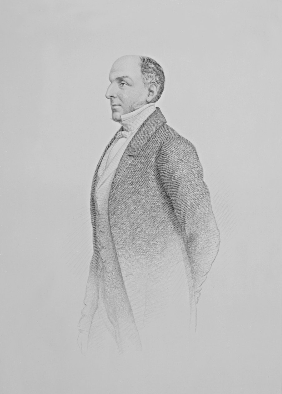 Retrato de Sir James RG Graham de English School