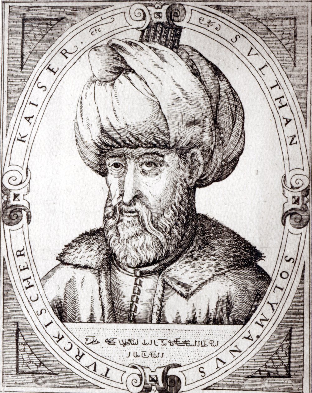 Retrato de Solimão, o Magnífico de English School