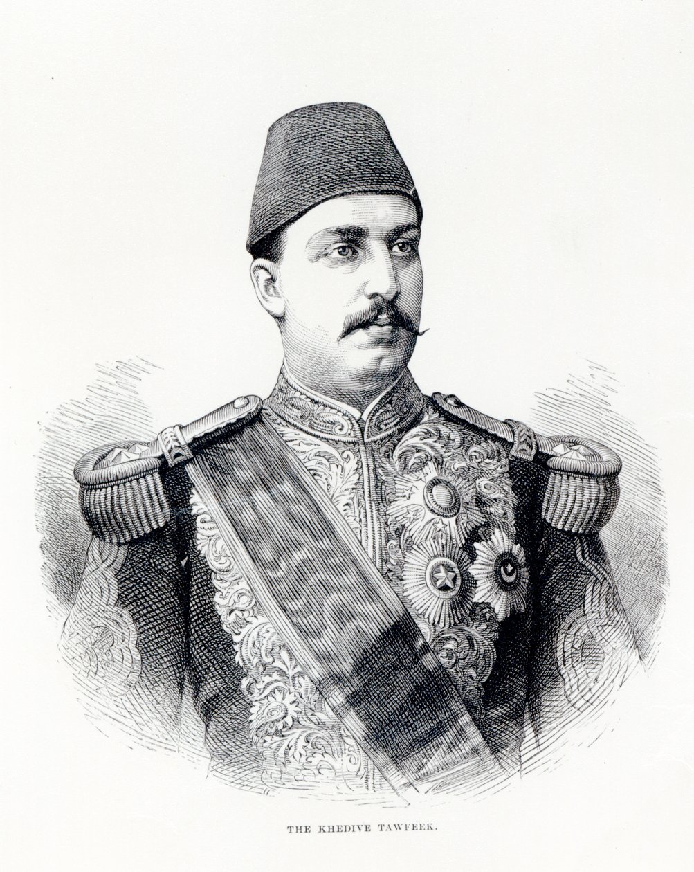 Retrato do Khedive Tawfig de English School