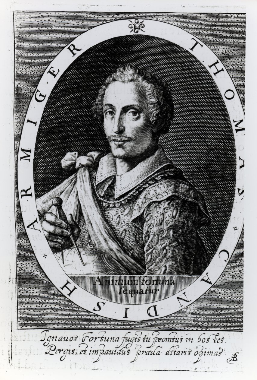 Retrato de Thomas Cavendish (1560-92) de English School