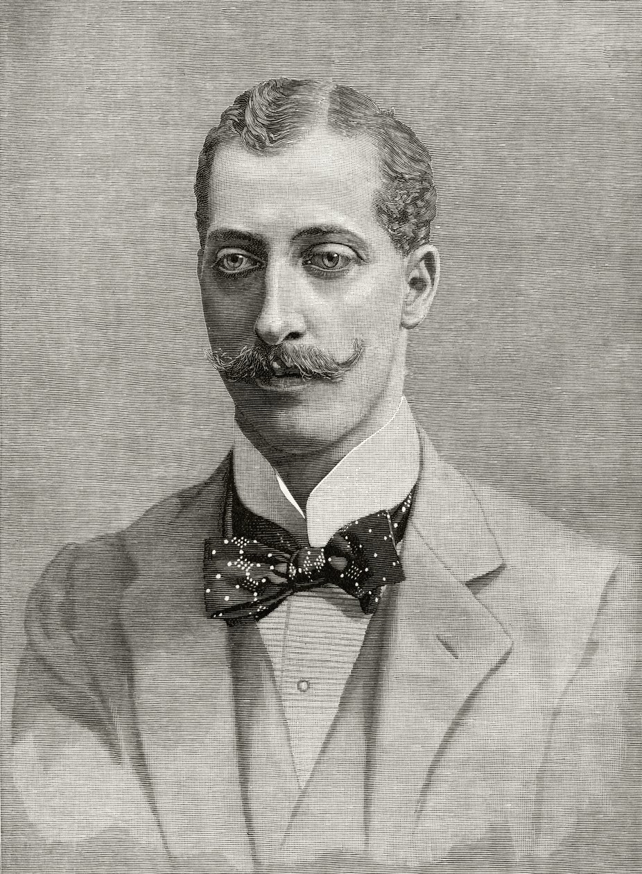 Príncipe Albert Victor, duque de Clarence e Avondale, de "The English Illustrated Magazine", 1891-92 de English School