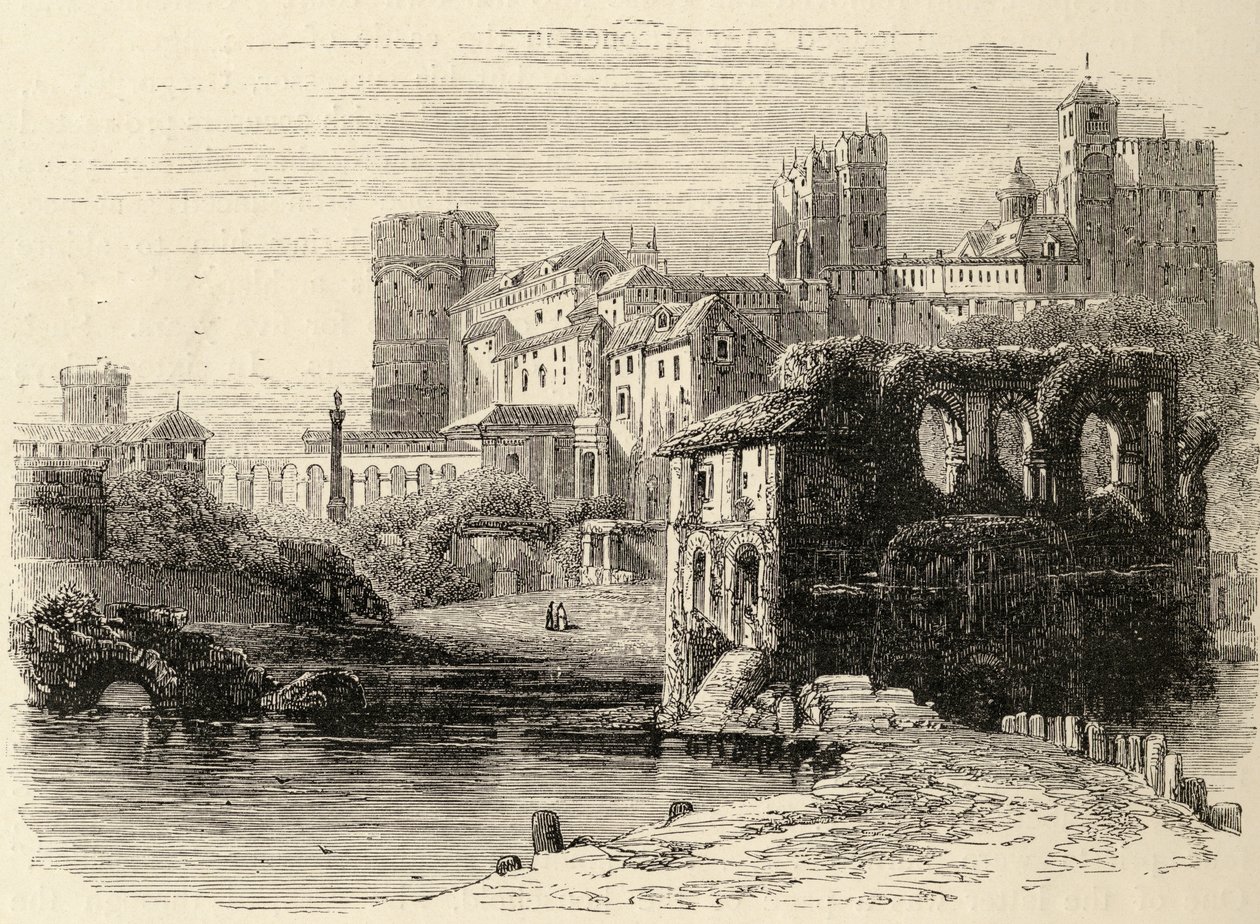 Prisão da Inquisição, Córdoba, Espanha, de &39;Spanish Pictures&39;, pelo Reverendo Samuel Manning, publicado em 1870 de English School