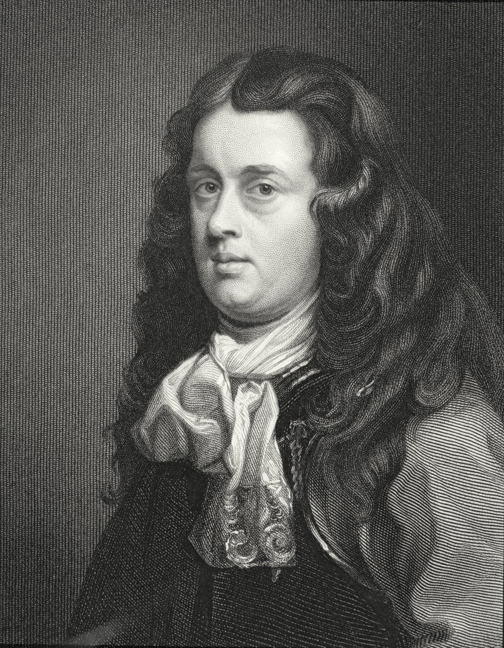 Robert Blake (1599-1657) de "A Galeria dos Retratos", publicado em 1833 de English School