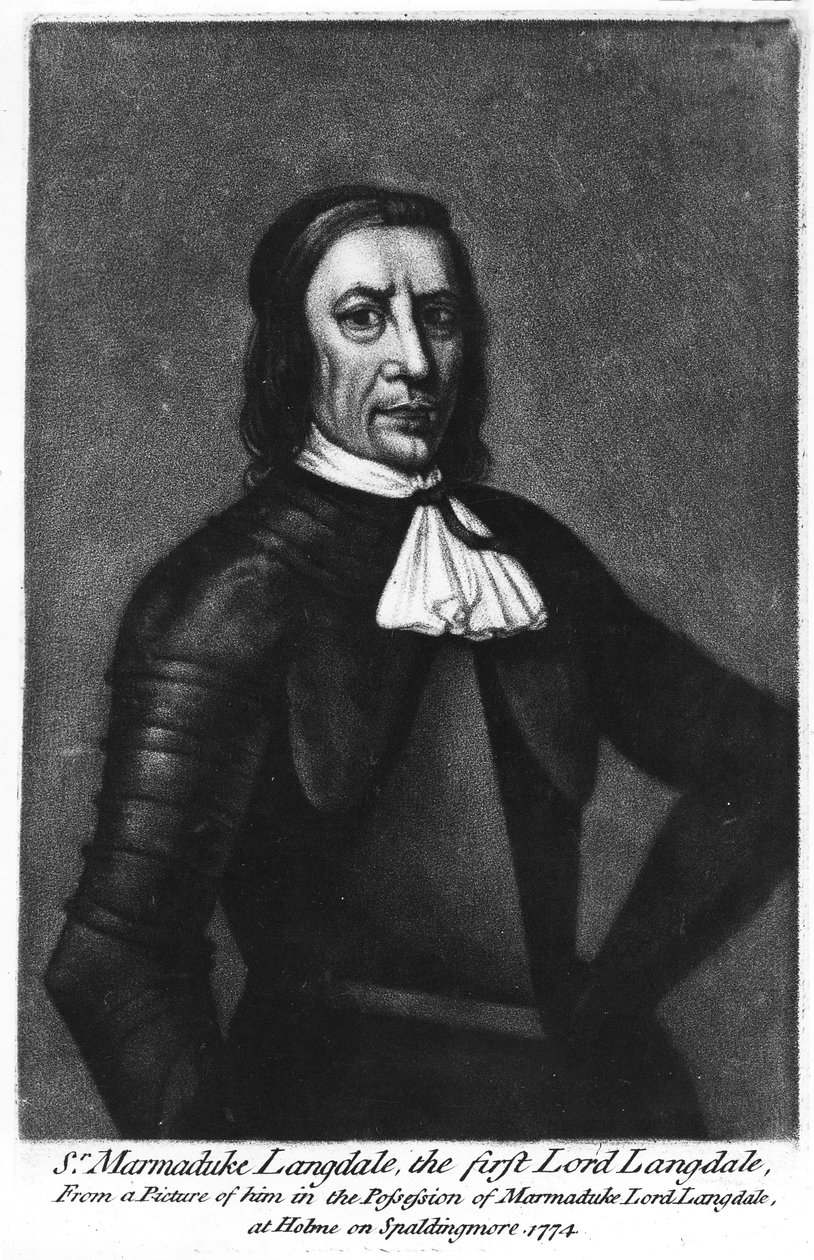 Sir Marmaduke Langdale, 1º Senhor Langdale, c.1774 de English School